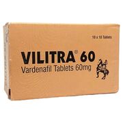 Vilitra 60 мг - для еректильної дисфункції (Варденафіл) ➤ 10 пігулок, Дозування: 60 мг