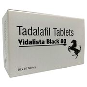 Vidalista Black 80 мг - для еректильної дисфункції ➤ Сіаліс (Тадалафіл) ➤ 10 пігулок