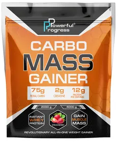 Powerful Progress Carbo Mass Gainer, Фасовка: 2 кг (20 порцій), Смак: Шоколад