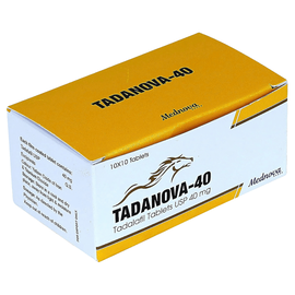 Tadanova 40 мг - для еректильної дисфункції, Дозування: 40 мг