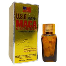 Maca Strong Man (Мака Стронг) - препарат для потенції, Фасовка: 10 пігулок