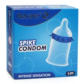 Презерватив з вусиками Recare Intense Blue, Модель: Intense Blue