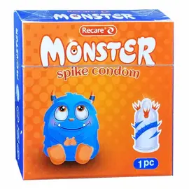 Презерватив з вусиками Recare Monster Orangey Zog, Модель: Monster Orangey Zog