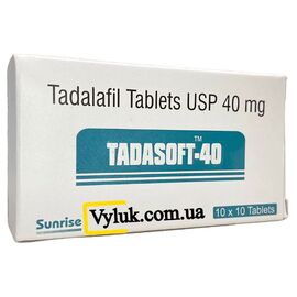 Tadasoft 40 мг - жувальний тадалафіл