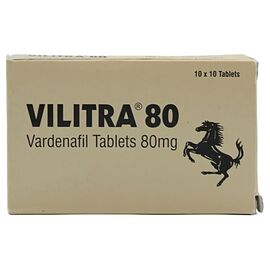 Vilitra 80 мг - для еректильної дисфункції, Дозування: 80 мг