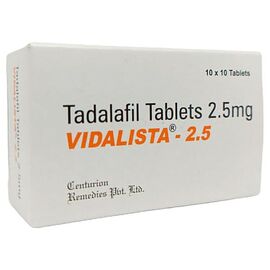 Vidalista 2.5 мг - для еректильної дисфункції, Дозування: 2,5 мг