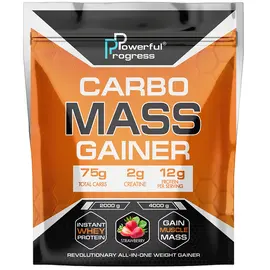 Powerful Progress Carbo Mass Gainer, Смак: Шоколад, Фасовка: 2 кг (20 порцій)