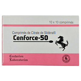 Cenforce (Ценфорс) 50 мг - препарат для потенції, Дозування: 50 мг, Фасовка: 10 пігулок