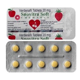 Snovitra Soft (Варденафіл) 20 мг - швидка потенція