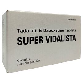Super Vidalista 20/60 мг - для ерекції та продовження сексу, Фасовка: 10 пігулок