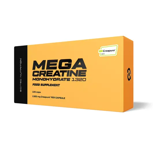 Mega Creatine Monohydrate 1320 ➤ 120 капсул (60 порцій) ➤