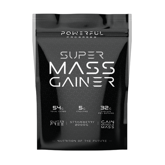 Powerful Progress Super Mass Gainer ➤ 1 кг (10 порцій) ➤ Шоколад, Смак: Шоколад, Фасовка: 1 кг (10 порцій)