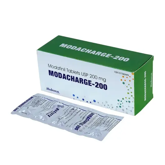 Mednova Модафинил Modacharge 200 мг ➤ 10 таблеток (10 порцій)