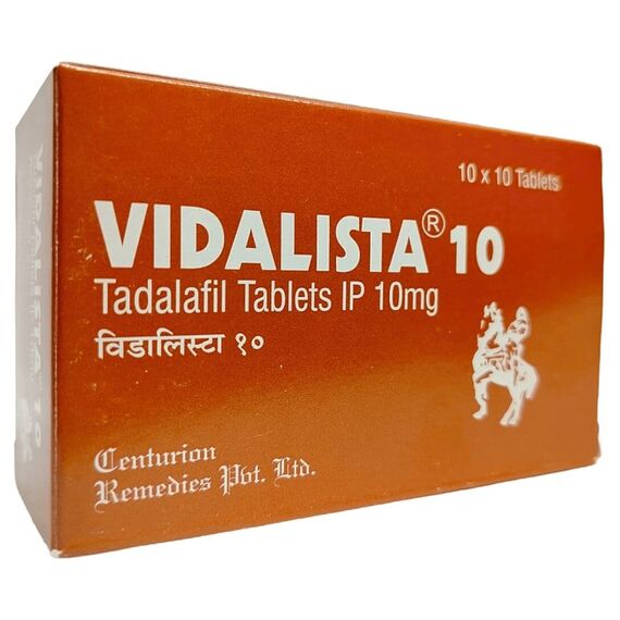 Vidalista 10 мг - для еректильної дисфункції ➤ Сіаліс (Тадалафіл) ➤ 10 пігулок, Дозування: 10 мг