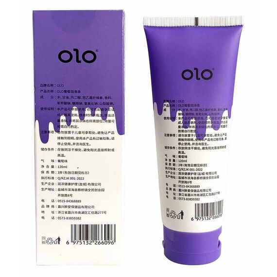 Виноградний вагінально - оральний лубрикант OLO - 120 мл, Аромат: Виноград, фото 3