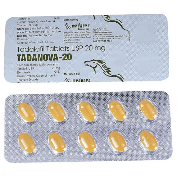 Tadanova 20 мг - для еректильної дисфункції ➤ Сіаліс (Тадалафіл), Дозування: 20 мг, фото 4 Tadanova 20 мг - для еректильної дисфункції ➤ Сіаліс (Тадалафіл), Дозування: 20 мг, фото 4