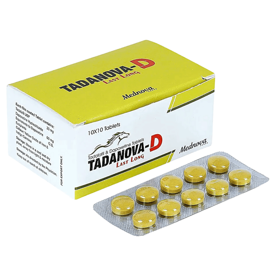 Tadanova D ➤ (Дапоксетин 60 мг + Сіаліс 20 мг) ➤ Продовження сексу + Потужна ерекція, фото 3