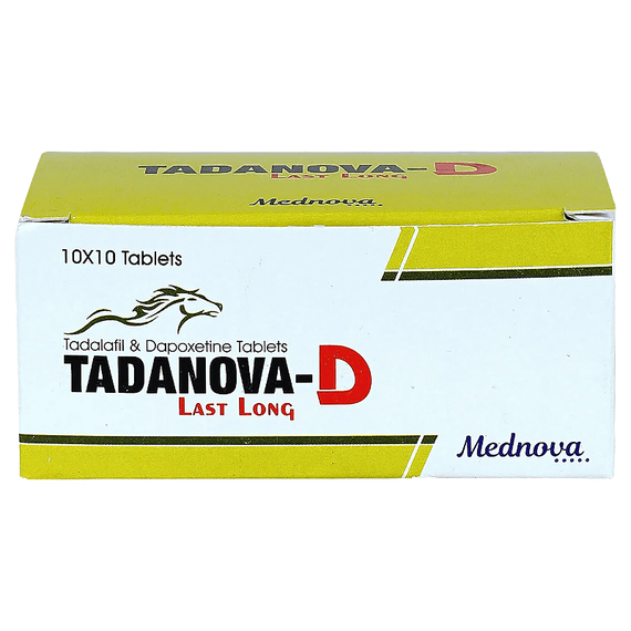 Tadanova D ➤ (Дапоксетин 60 мг + Сіаліс 20 мг) ➤ Продовження сексу + Потужна ерекція, фото 2