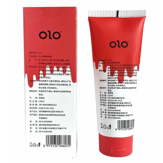 Полуничний вагінально - оральний лубрикант OLO - 120 мл, Аромат: Полуниця, фото 4