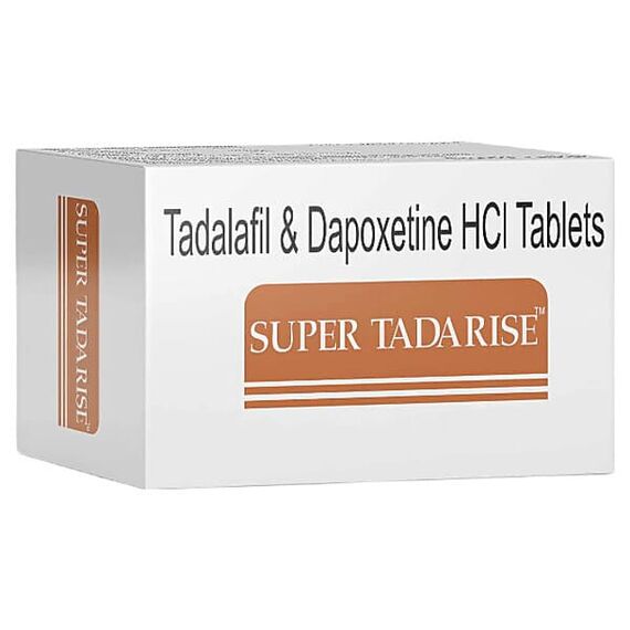 Super Tadarise (Тадалафіл 20 мг + Дапоксетин 60 мг) ➤ Потенція + Пролонгація