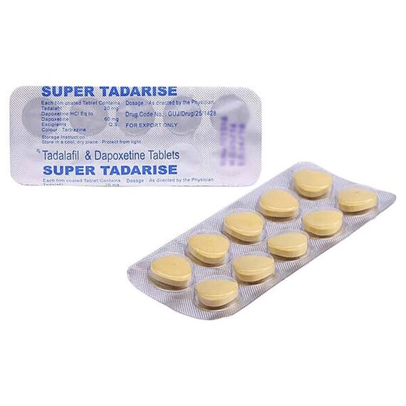 Super Tadarise (Тадалафіл 20 мг + Дапоксетин 60 мг) ➤ Потенція + Пролонгація, фото 4
