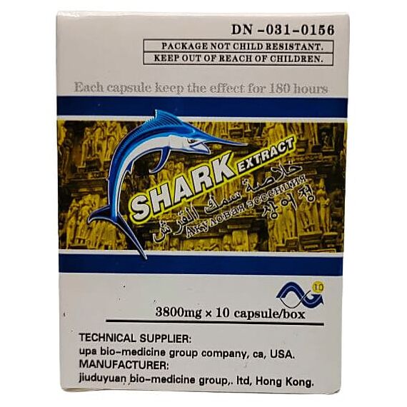 Shark Extract - для еректильної дисфункції ➤ 10 пігулок, фото 2