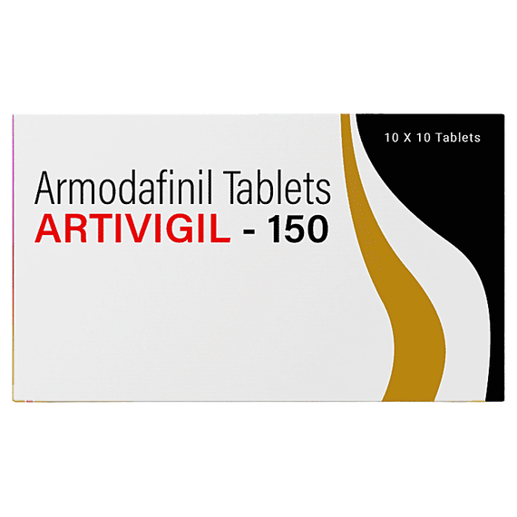 Армодафініл Artvigil 150 мг – для фокусу та енергії ➤ 10 пігулок, фото 5