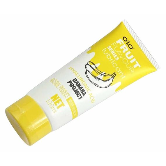 Банановий вагінально - оральний лубрикант OLO - 120 мл, Аромат: Лимон, фото 3