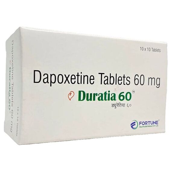 Дапоксетин 60 мг - контроль над еякуляцією ➤ 10 пігулок, Дозування: 60 мг