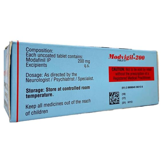 Модафініл Modvigil 200 мг - для концентрації та бадьорості, фото 3