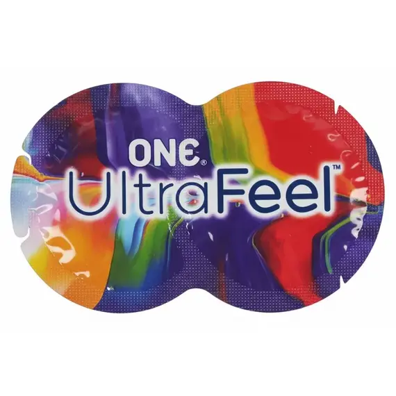 Лубрикант+ультратонкий презерватив ONE Ultrafeel 1шт