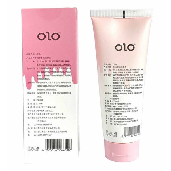 Персиковий вагінально - оральний лубрикант OLO - 120 мл, Аромат: Персик, фото 4