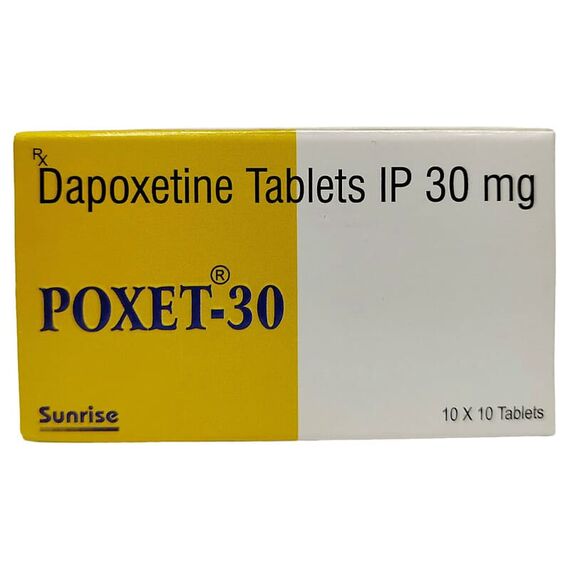 Poxet 30 мг - пролонгатор для продовження статтевого акту ➤ 10 пігулок, Дозування: 30 мг, фото 2