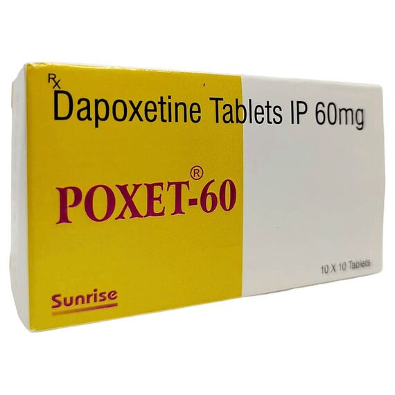 Poxet 60 мг - пролонгатор для продовження статтевого акту ➤ 10 пігулок, Дозування: 60 мг