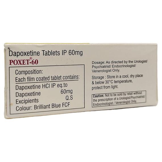 Poxet 60 мг - пролонгатор для продовження статтевого акту ➤ 10 пігулок, Дозування: 60 мг, фото 3 Poxet 60 мг - пролонгатор для продовження статтевого акту ➤ 10 пігулок, Дозування: 60 мг, фото 3