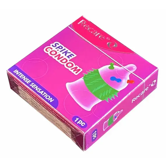 Презерватив з вусиками Recare Intense Pink ➤ 1 шт, Модель: Intense Pink, фото 2