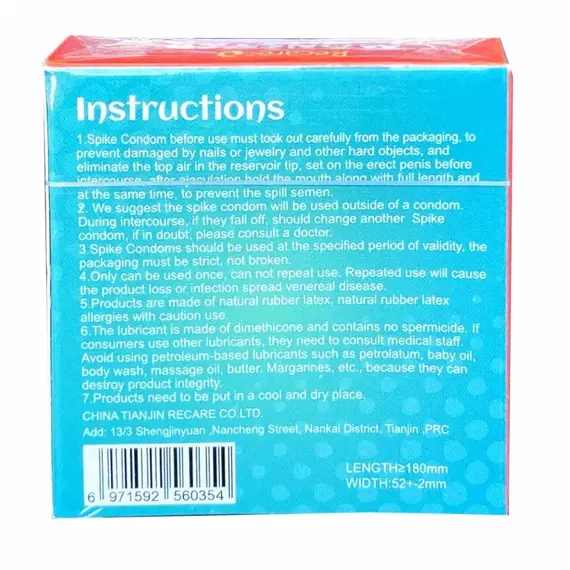 Презерватив з вусиками Recare Monster Greenie Wink ➤ 1 шт, Модель: Monster Greenie Wink, фото 3