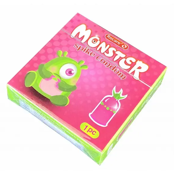 Презерватив з вусиками Recare Monster Rosie Zib ➤ 1 шт, Модель: Monster Rosie Zib, фото 2