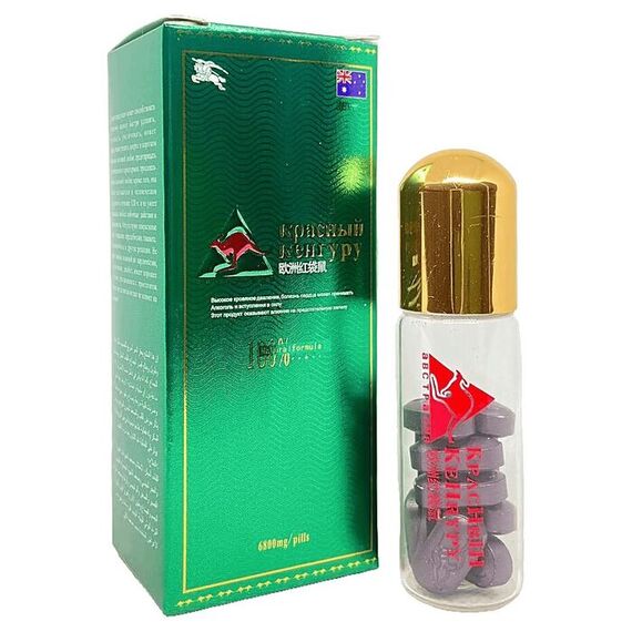 Червоний кенгуру - препарат для потенції ➤ 10 пігулок, фото 2