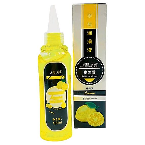 Лимонний орально-вагінальний лубрикант на водній основі, Аромат: Лимон Лимонний орально-вагінальний лубрикант на водній основі, Аромат: Лимон