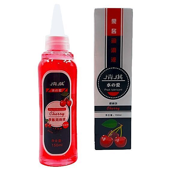 Вишневий орально-вагінальний лубрикант на водній основі, Аромат: Вишня Вишневий орально-вагінальний лубрикант на водній основі, Аромат: Вишня