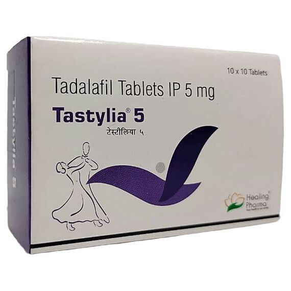 Tastylia 5 мг - для еректильної дисфункції ➤ Сіаліс (Тадалафіл) ➤ 10 пігулок
