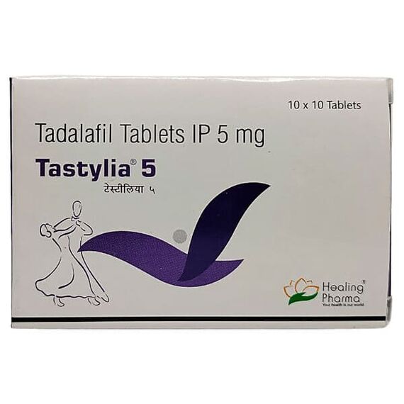 Tastylia 5 мг - для еректильної дисфункції ➤ Сіаліс (Тадалафіл) ➤ 10 пігулок, фото 6