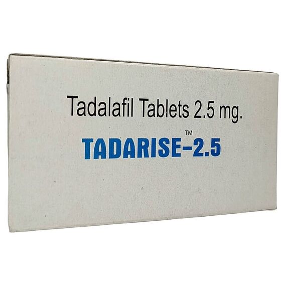 Tadarise 2.5 мг - для еректильної дисфункції ➤ Сіаліс (Тадалафіл) ➤ 10 пігулок, Дозування: 2,5 мг