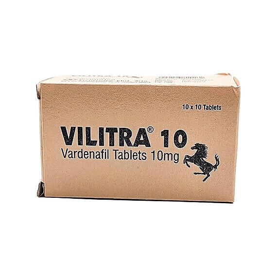 Vilitra 10 мг - для еректильної дисфункції (Варденафіл) ➤ 10 пігулок, Дозування: 10 мг