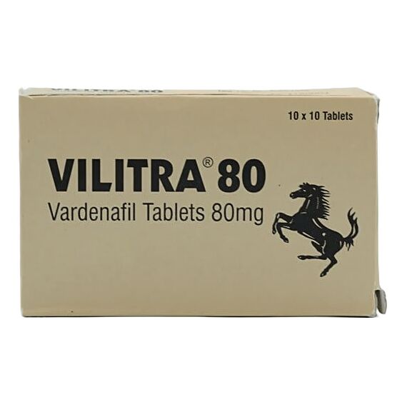 Vilitra 80 мг - для еректильної дисфункції (Варденафіл) ➤ 10 пігулок, Дозування: 80 мг