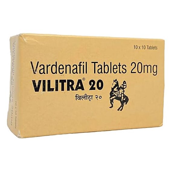 Vilitra 20 мг - для еректильної дисфункції (Варденафіл) ➤ 10 пігулок, Дозування: 20 мг