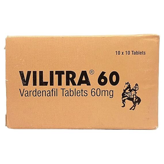 Vilitra 60 мг - для еректильної дисфункції (Варденафіл) ➤ 10 пігулок, Дозування: 60 мг, фото 2
