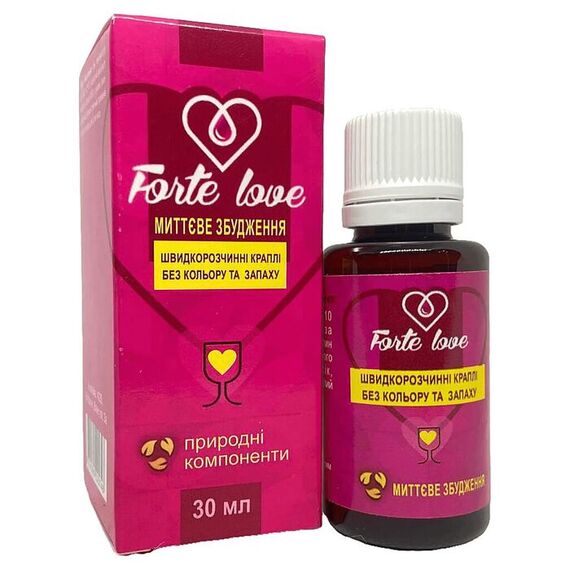 Форте Лав - збудливі краплі для жінок ➤ 30 мл Форте Лав - збудливі краплі для жінок ➤ 30 мл